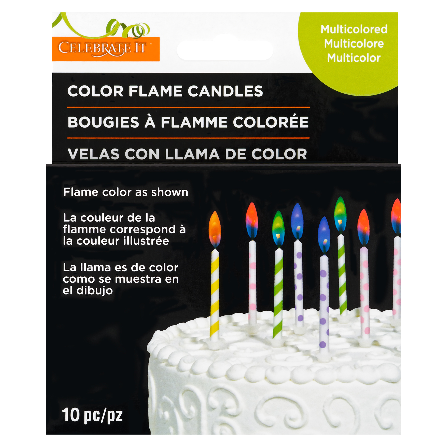 Image result for celebrate it color flame candles